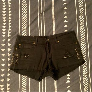 Billabong Black Jean Shorts